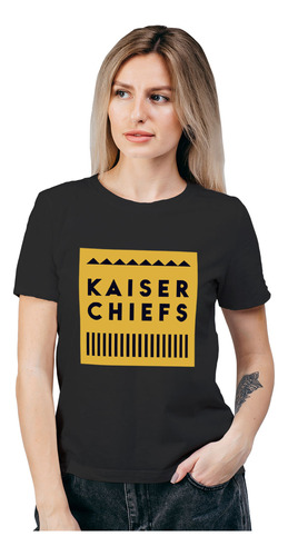 Polera Mujer Kaiser Chiefs Wave Musica Algodón Orgánico Wiwi