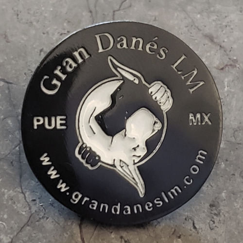 Imagen 1 de 2 de Pin Metálico De Gran Danés Lm 2.5cm