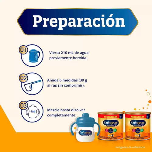 Enfagrow Fórmula Infantil Etapa 3 Promental 2 Pzs 1.5kg Msi