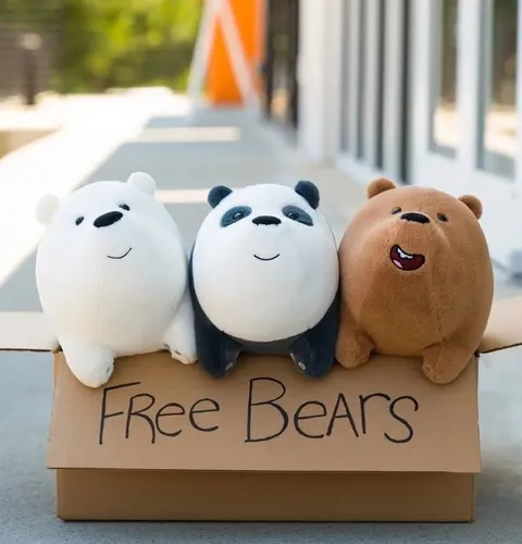 Pardo polar y panda peluches hotsell