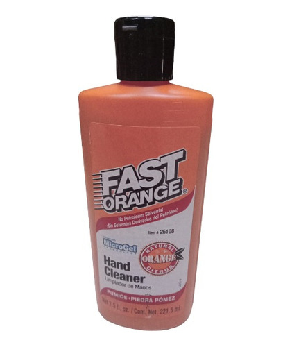 Limpiador De Manos Fast Orange  221.8ml