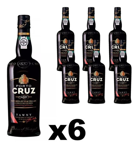 Caja Vino Tinto Porto Cruz Tawny 750 Ml 6 Pz