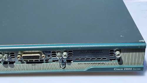Router Cisco 2801 Practicas Ccna (Usado)