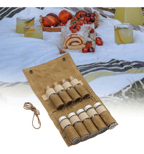 L Estuche De Lona Para Barbacoa Juego De Mini Agujeros Caja