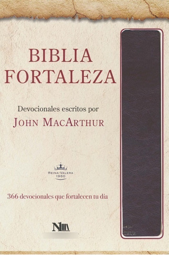 Biblia Macarthur Reina Valera 1960 Devocional Marrón