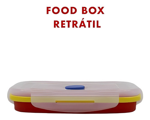 Pote Hermético Conserva Marmita Food Box Retrátil 700ml