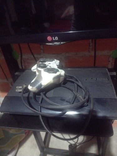 Ps3 Usado, Play 3 Super Slim 500 Gb  +ventilador +control 