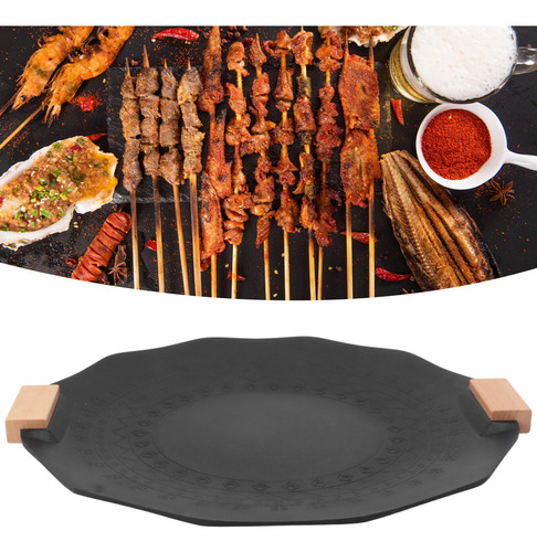 Parrilla Para Barbacoa, Portátil, Antiadherente, Sin Humo, P