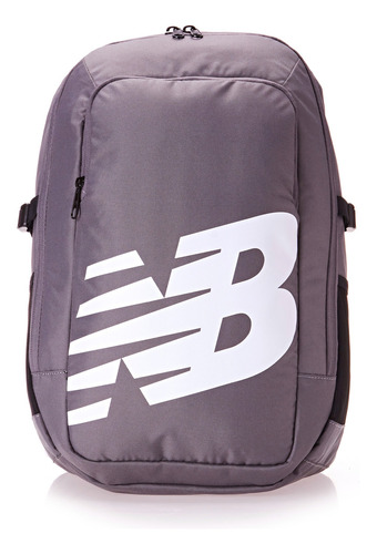 Mochila Masculina e Feminina Logo 29 Litros Cinza New Balance