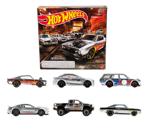 Hot Wheels Caja Especial X6 Zamac Originales Coleccionable