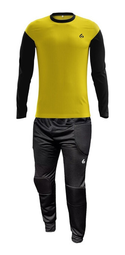 Imagen 1 de 10 de Combo Kit Buzo + Pantalon Arquero Gol De Oro