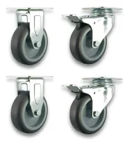 Comprar 4 Ruedas Para Muebles 2 Giratorias C\u002Ffreno 2 Fijas 75mm 
