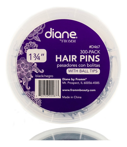 Horquillas Para El Pelo Diane Con Puntas Esféricas, 300 Unid