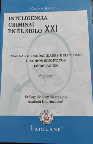 Reppalli - Inteligencia Criminal En El Siglo Xxi