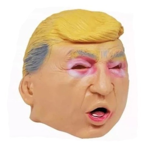 Imagen 2 de 4 de Máscara Donald Trump Y Metralleta Pistola Escopeta Changon