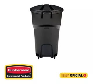 Rubbermaid Bote / Contenedor 32 Galones Exterior Tapa/ruedas