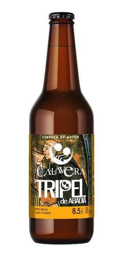 Cerveza Calavera Tripel De Abadia Botella 355ml