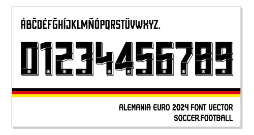 Tipografía Alemania Euro 2024 / Archivo, Ttf / Otf, Ai, Eps.