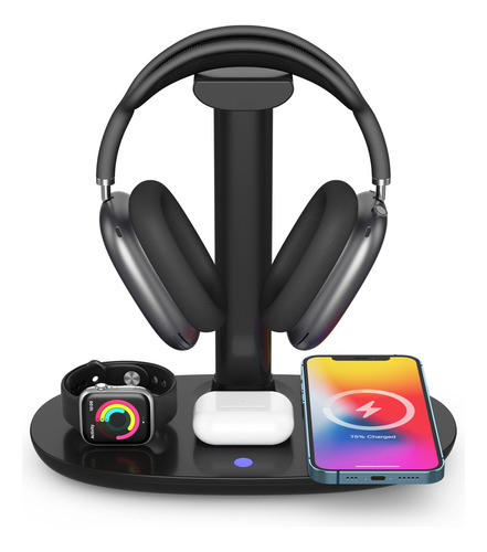 Base De Carga Inalam 4 En 1 Para iPhone AirPods Apple Watch