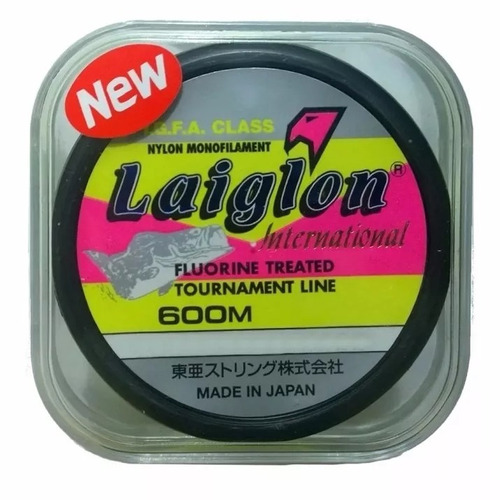 Linha De Pesca Monofilamento Laiglon 5.0 - 0,37mm 20lb 600m