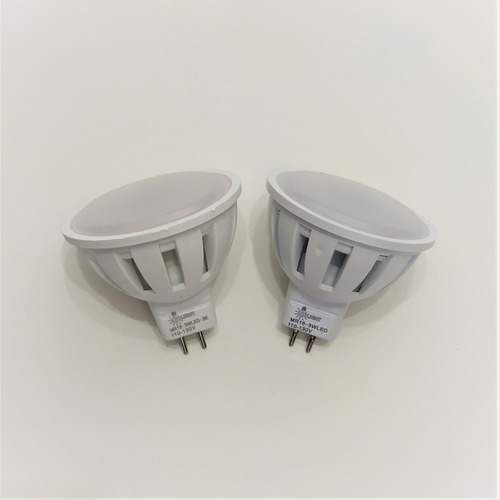 Pack - Bombillo Led Dicroico - Mr16 -3w, Luz Blanca Frio