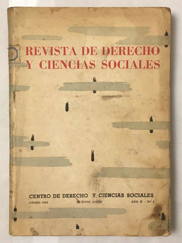 Revista De Derecho Y Ciencias Sociales N°2 1956 S Frondizi