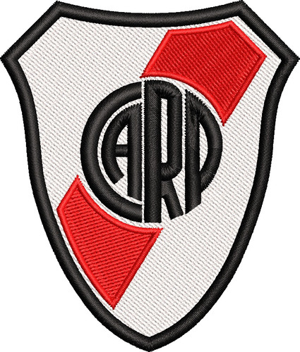 Escudo River Plate, Futbol, Parche Bordado