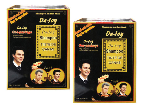 2 Shampoo Pinta Canas - Da Joy 25ml X10 Sachets