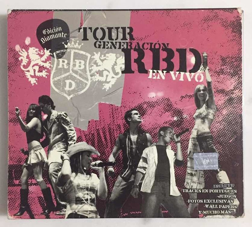 Rbd Tour Generación En Vivo Cd - Edición Diamante