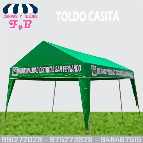 Imagen 4 de 6 de Carpas Toldos F & B Campamento Llino Impermeable