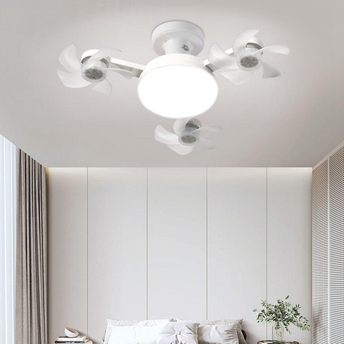 Lámpara Del Ventilador De Ventilador De 3 Cabezas 45cm