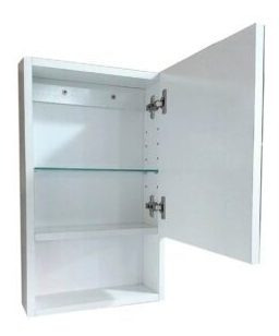 Botiquin Baño Puerta 45x60 Cm Melamina Espejo Amube