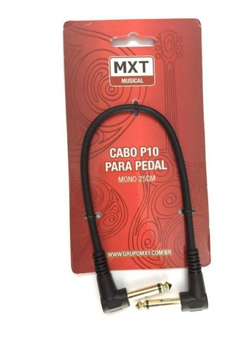 Pack 3 Cabos Para Pedal Mxt 25cm + Nf 