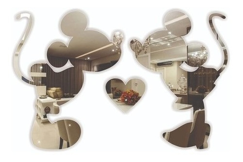 Decoração Para Quarto Infantil Mickey Minnie Espelhado
