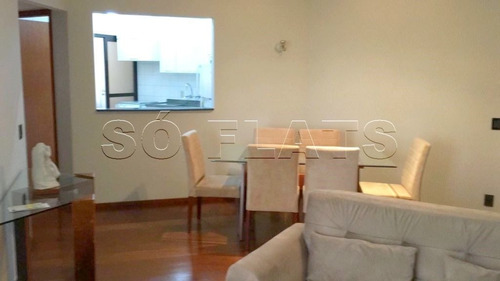 Imagem 3 de 15 de Flat Alto Padrão Em Moema 3 Dorms 126m² - Sf32720