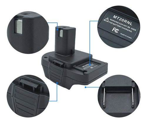 Adaptador De Batería Queenly Mt20rnl Para Baterías De 18 V C