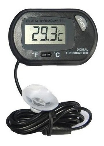 Termômetro Monitor De Temperatura Com Ventosa Para Aquários