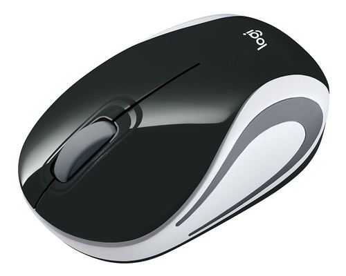 Mouse Mini Sem Fio Logitech Color Collection M187 Preto