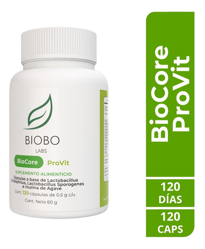 Biobo Labs Biocore Provit 120caps Sabor Sin sabor