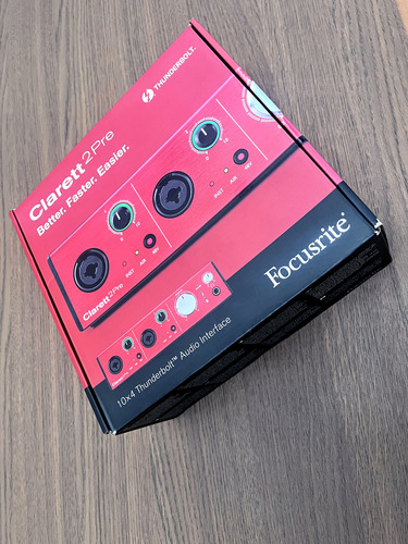Interface De Áudio Thunderbolt Focusrite Clarett 2pre (Usado)