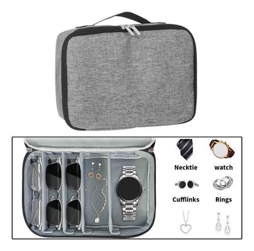 Estuche De Gafas De De Viaje Con Cierre De Cremallera,