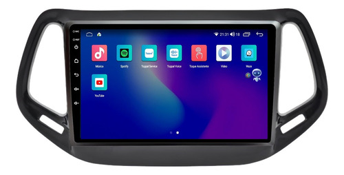 Multimidia Jeep Compass 9p Android 4gb Octacore Voz 64gb 4g