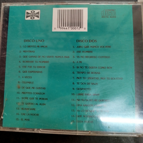 Lupita D'alessio 30 Exitos De Colección 2 Cd's Originales (Usado)