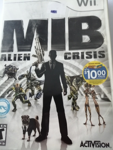 Mib Alien Crisis Nintendo Wii Juego Original 