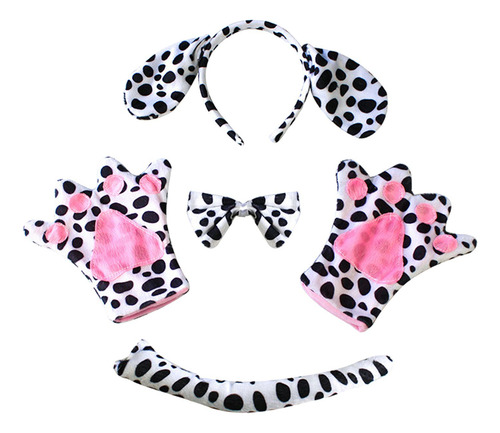 4 Uds. Conjunto De Disfraces De Animales, Adulto Dálmatas
