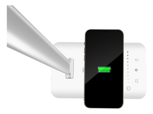 Lámpara De Estudio Led Para Escritorio Con Cargador Inalámbr