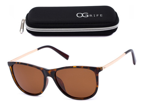 Oculos Ogrife Solar Masculino Og 960-c Polarizado Original