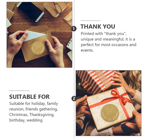 Pegatinas Para Fiestas Y Regalos De Boda, 2 Rollos