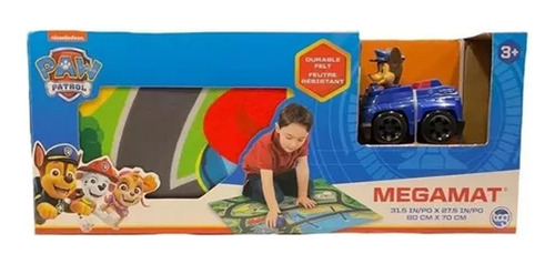 Imagen 1 de 4 de Alfombra De Piso Paw Patrol Con Muñeco