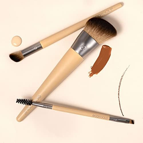 Ecotools Trío Natural Para Ocultar, Mejorar Y Brochas